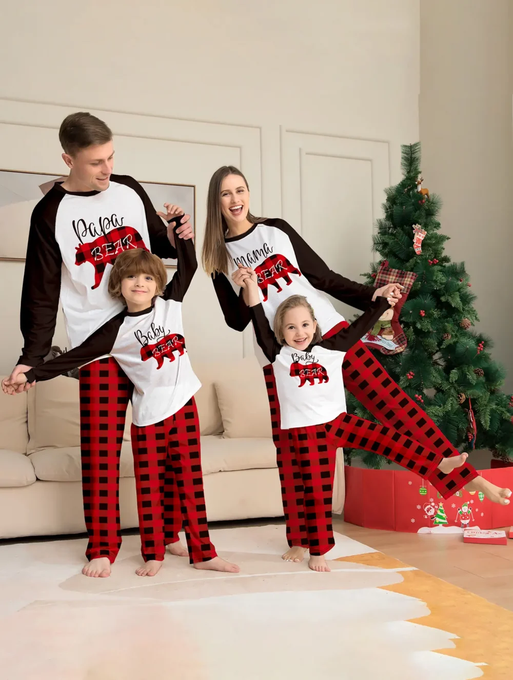 black santa pajamas 7