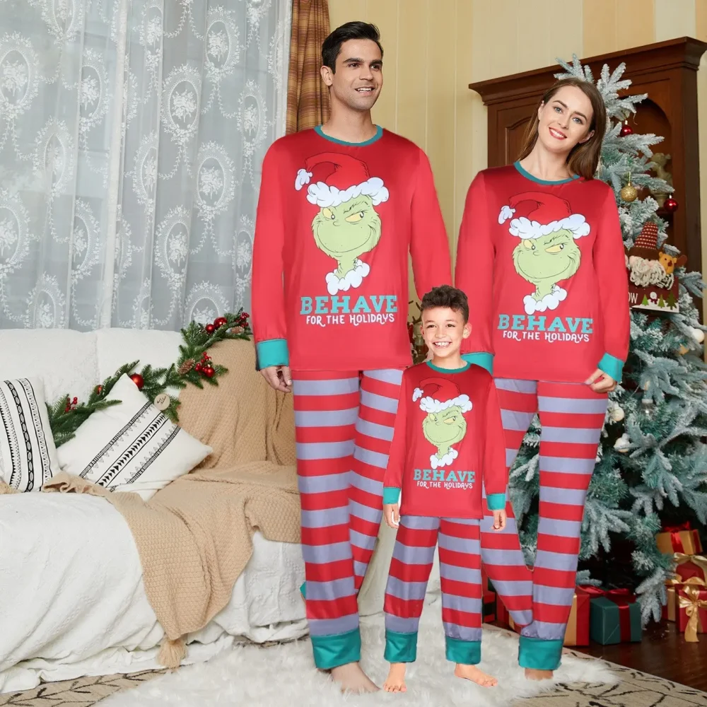 familie grinch pyjamas