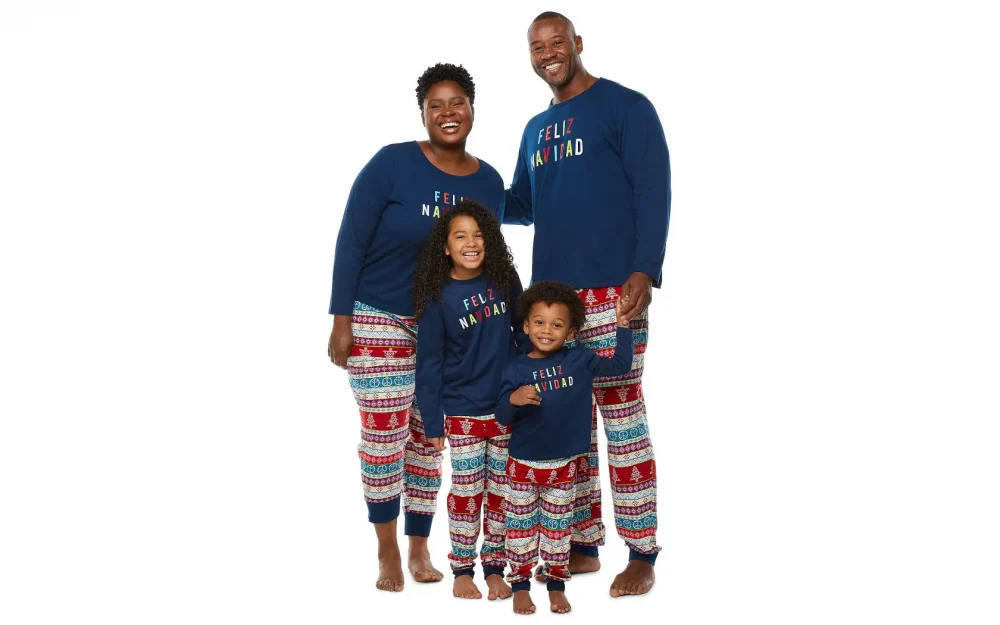 family pajamas matching christmas 9