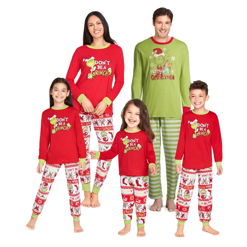 grinch christmas pajamas 4