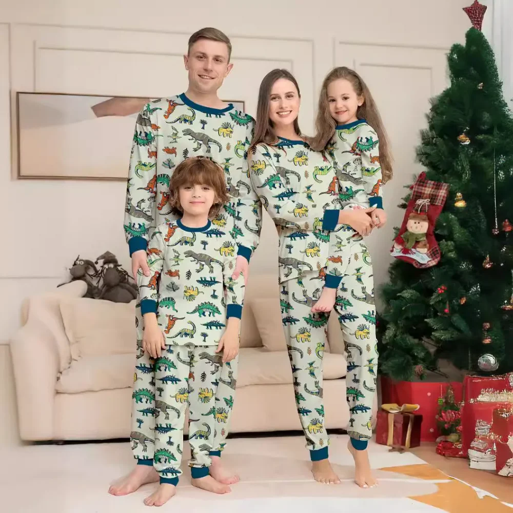 zijdeachtige kerstpyjama 5