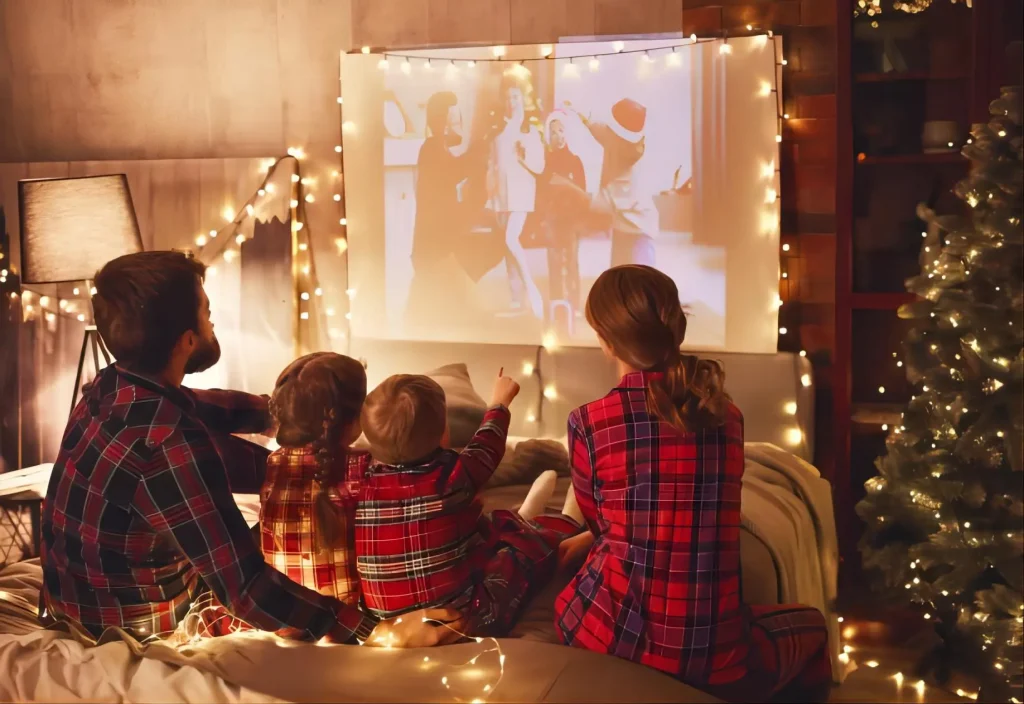 bära familjens pyjamas