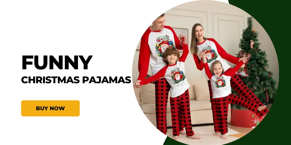 grappige kerstpyjama familie