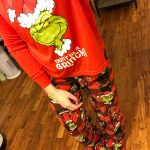 Grinch Pattern Matching Family Christmas Pajamas Set photo review