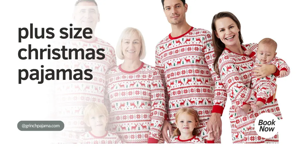 kerstpyjama plus size