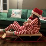 Red Striped Family Christmas Pajamas Set photo review